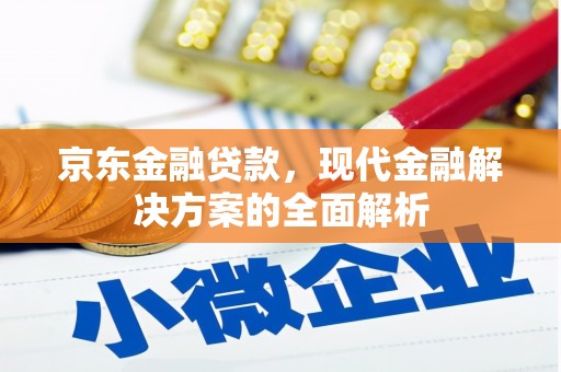塔河京东金融贷款，现代金融解决方案的全面解析