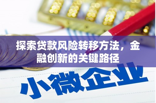 塔河探索贷款风险转移方法，金融创新的关键路径