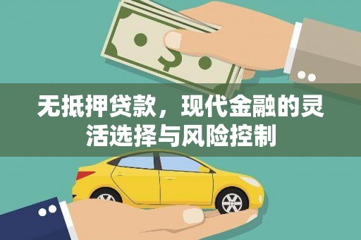 塔河无抵押贷款，现代金融的灵活选择与风险控制