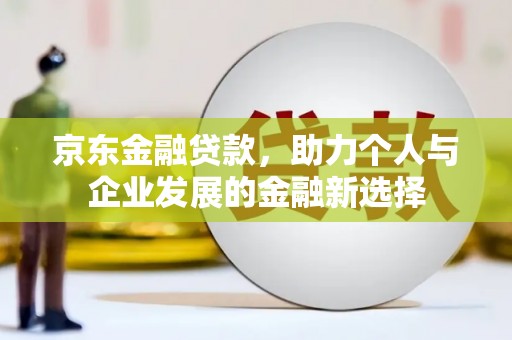 塔河京东金融贷款，助力个人与企业发展的金融新选择