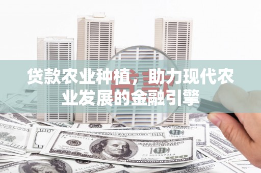 塔河贷款农业种植，助力现代农业发展的金融引擎