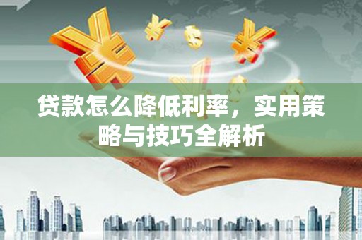 塔河贷款怎么降低利率，实用策略与技巧全解析