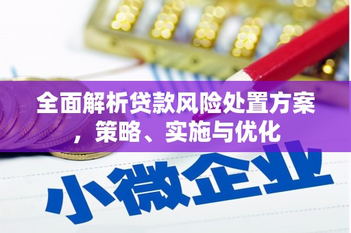 塔河全面解析贷款风险处置方案，策略、实施与优化