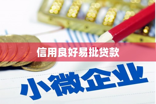 塔河信用良好易批贷款